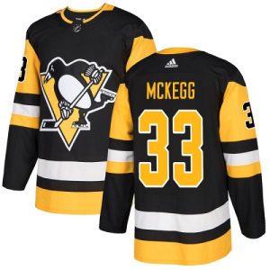 Herren Pittsburgh Penguins Eishockey Trikot Greg McKegg #33 Authentic Schwarz Heim